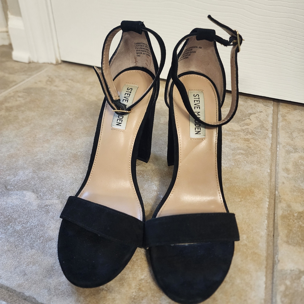 Steve Madden Black Women's Heels